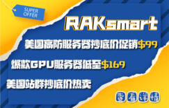 RAKsmart国外服务器活动