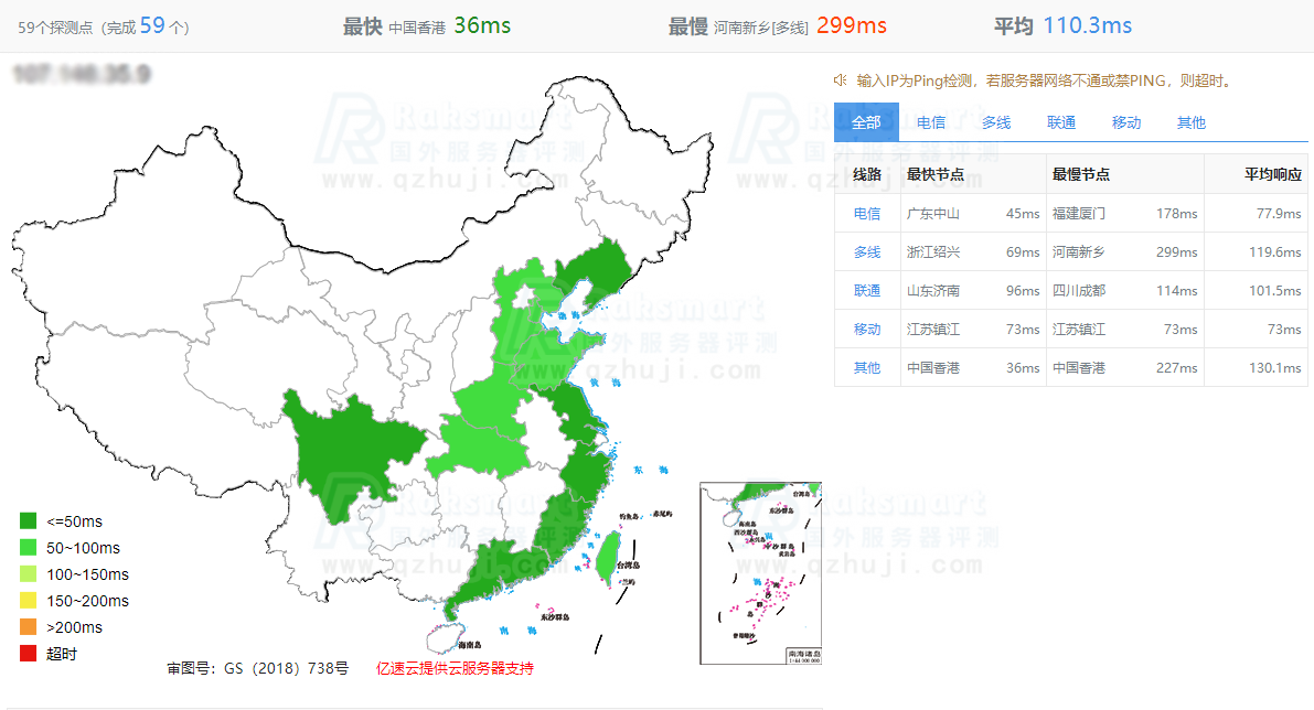 RAKsmart新加坡裸机云服务器精品网线路速度和性能评测