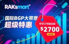 raksmart大带宽活动