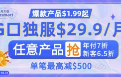 raksmart十月活动促销